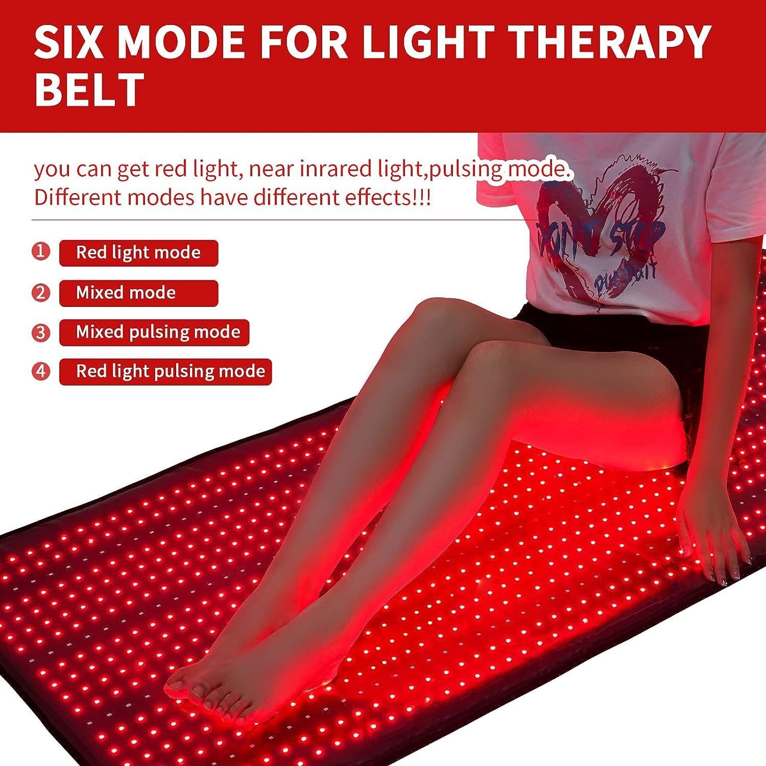 3f0ca5cf-6aa2-4c1a-9970-8964f17d741f.jpg Oversized Red Light Dual Wavelength Far Infrared Mattress Fat Thermal Body Shaping Belt Pain Relief - Image 1
